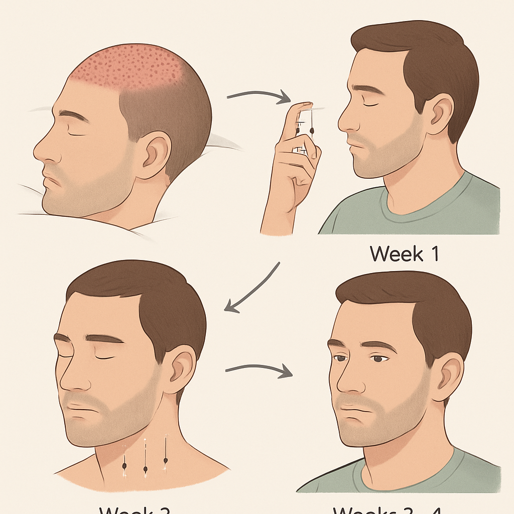 Hair Transplant Recovery, The First Month Explained