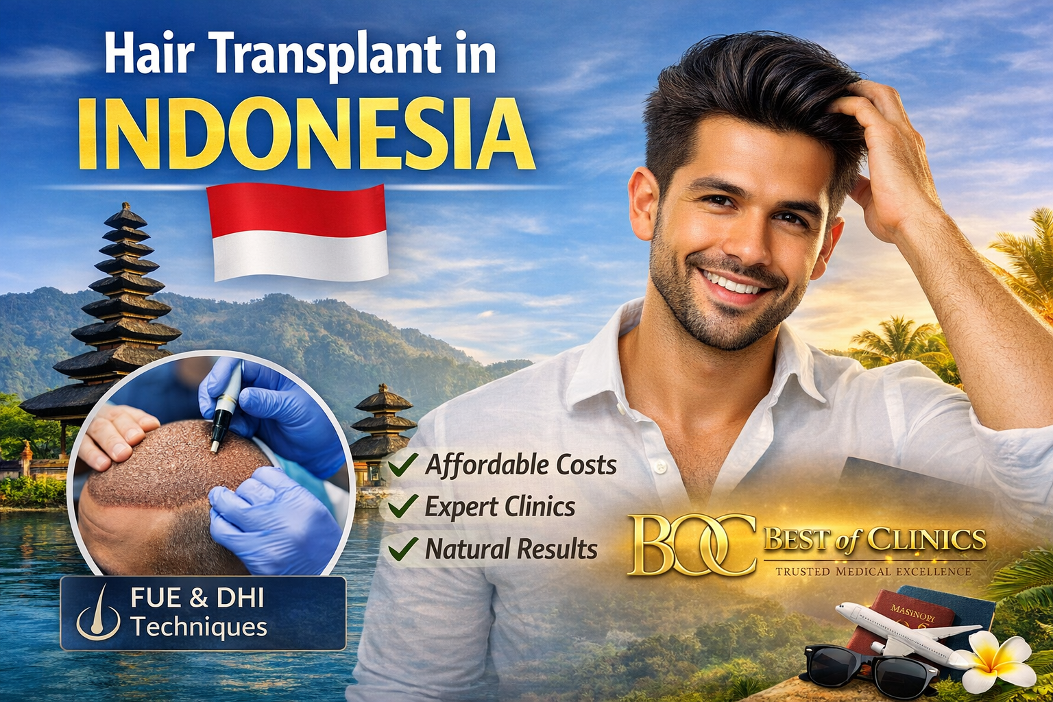 Hair Transplant in Indonesia, Complete Guide, Costs, Clinics & Results