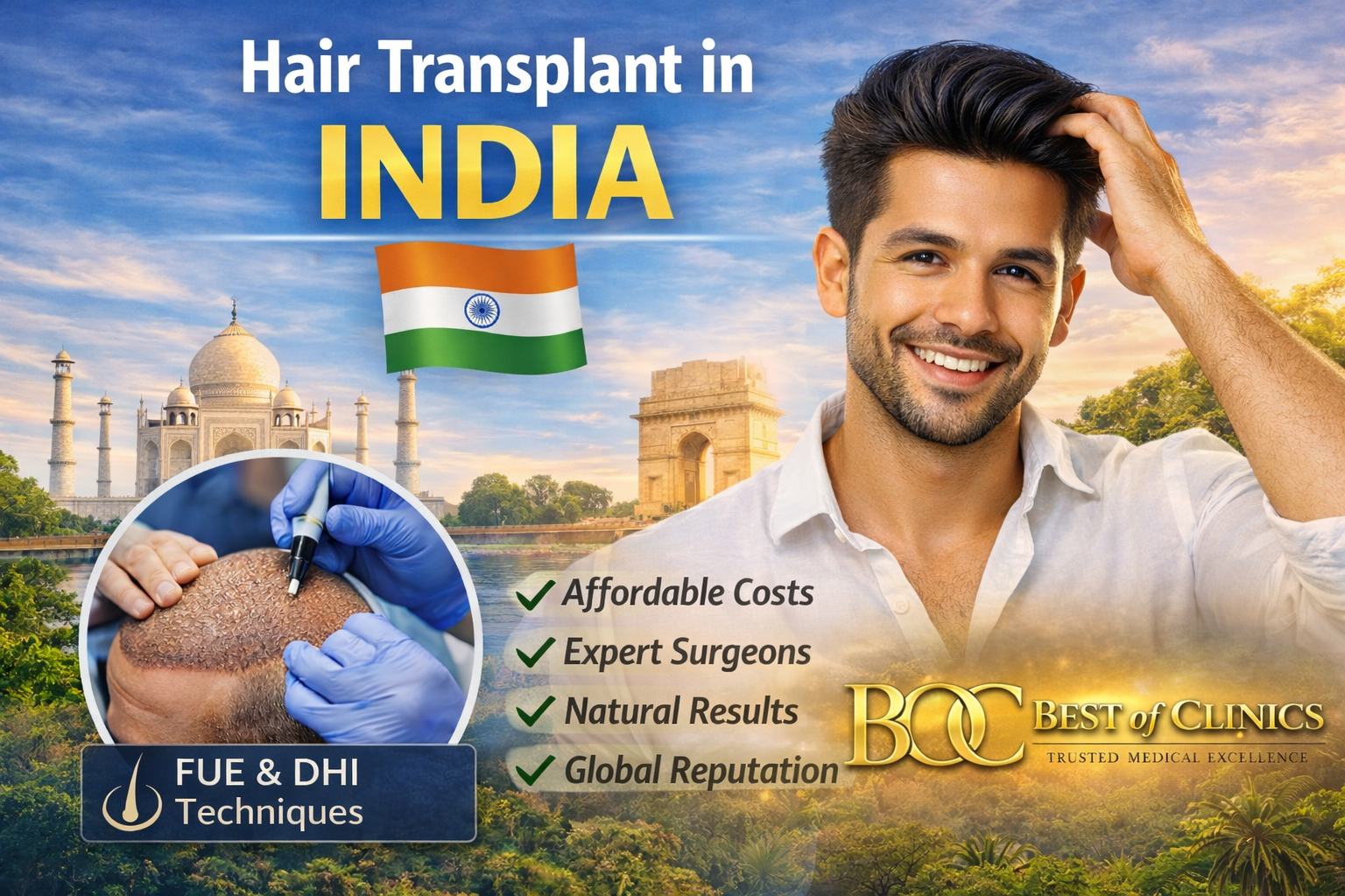 Hair Transplant in India: Complete Guide, Costs, Clinics & Results