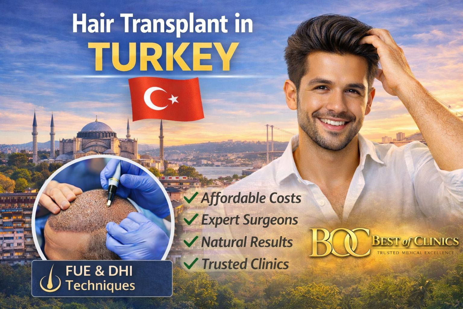 Hair Transplant in Turkey: Complete Guide, Costs, Clinics & Results